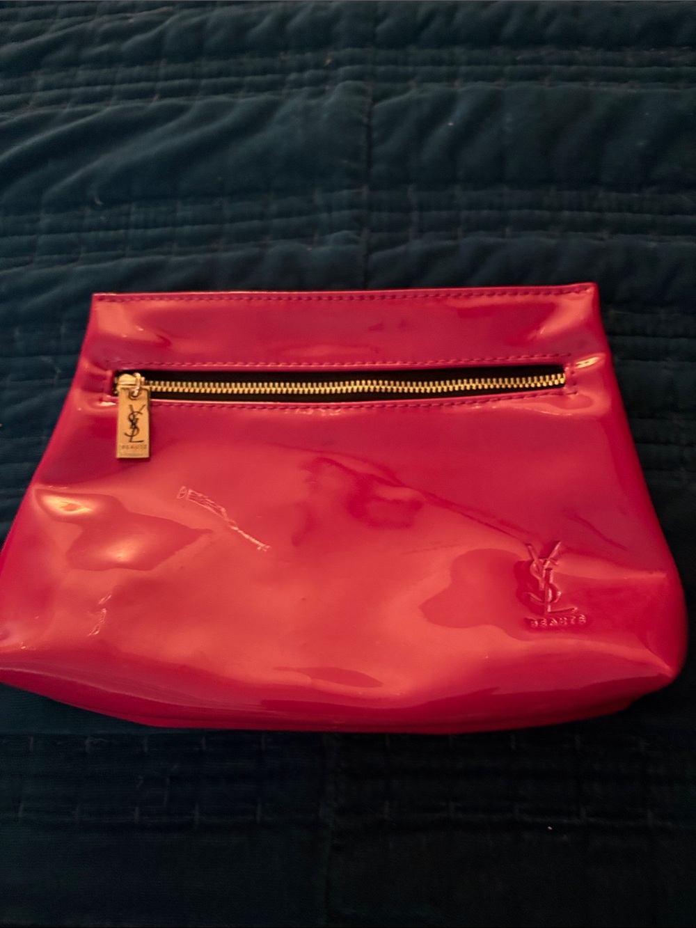 YSL Pink Makeup Bag